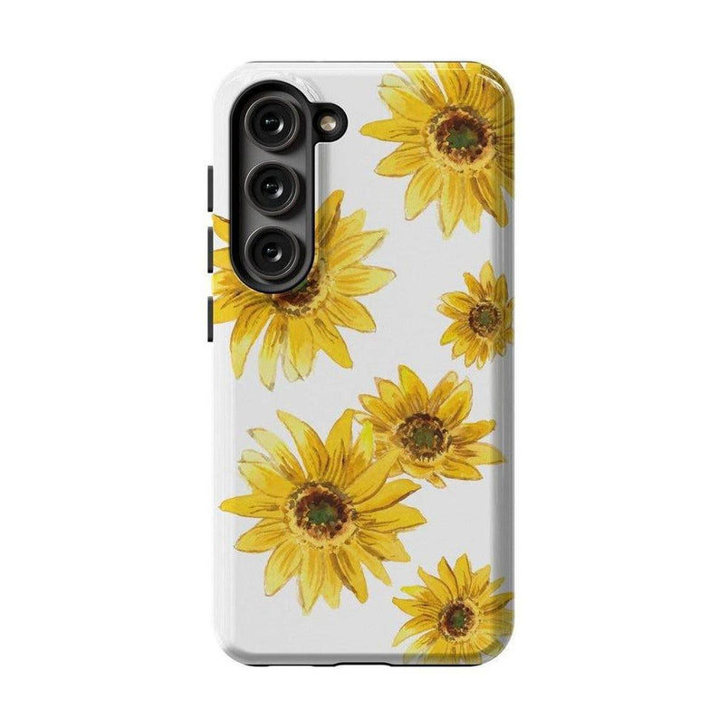 Golden Garden | Yellow Sunflower Floral Samsung Case Samsung Case Casetry Galaxy S23