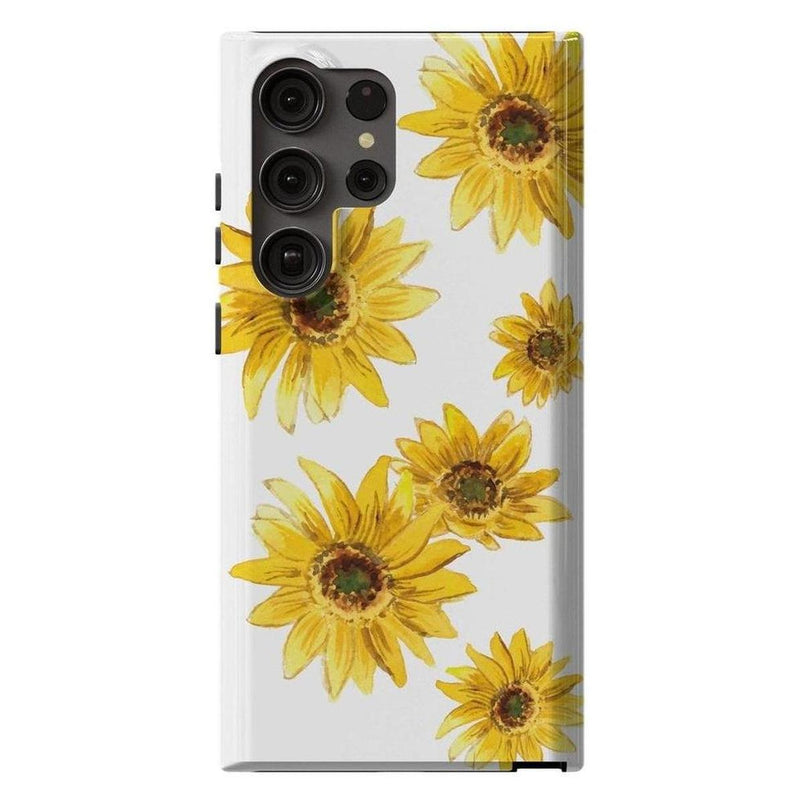 Golden Garden | Yellow Sunflower Floral Samsung Case Samsung Case Casetry