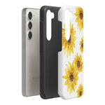 Golden Garden | Yellow Sunflower Floral Samsung Case Samsung Case Casetry