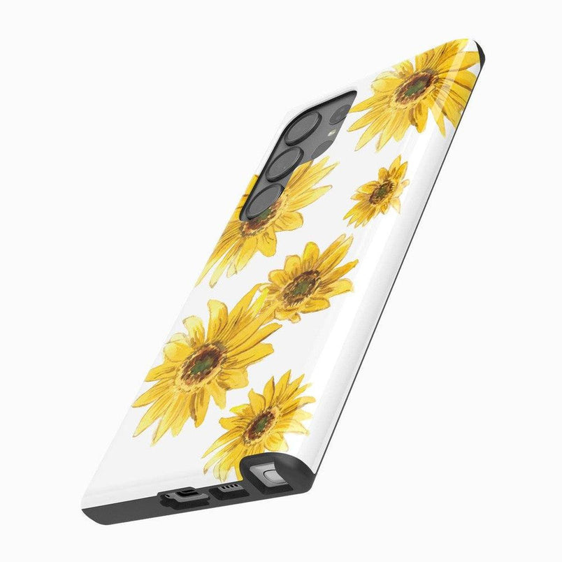 Golden Garden | Yellow Sunflower Floral Samsung Case Samsung Case Casetry