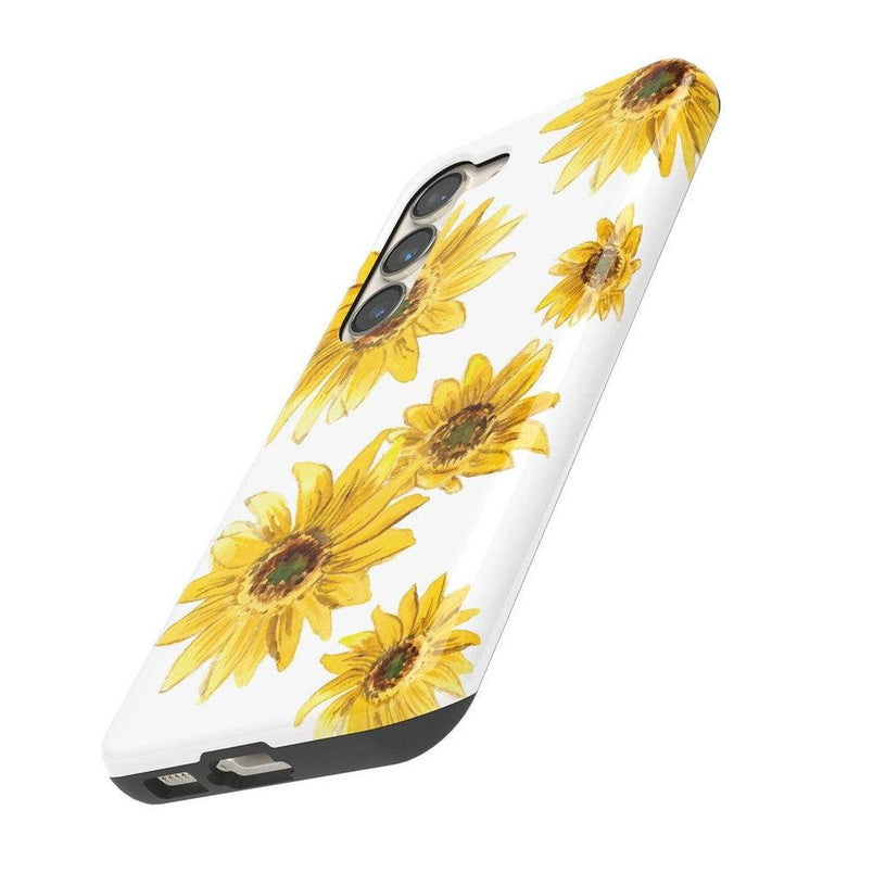 Golden Garden | Yellow Sunflower Floral Samsung Case Samsung Case Casetry