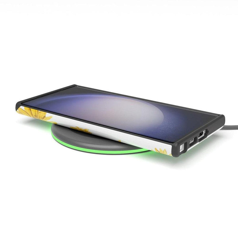 Golden Garden | Yellow Sunflower Floral Samsung Case Samsung Case Casetry