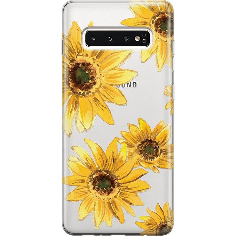 Golden Garden | Yellow Sunflower Samsung Case Samsung Case get.casely Classic Galaxy S10 Plus 