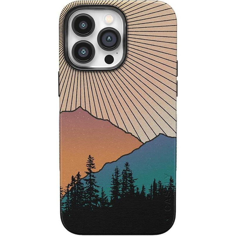 Golden Hour | Mountain Sunset Case iPhone Case get.casely Bold + MagSafe® iPhone 14 Pro