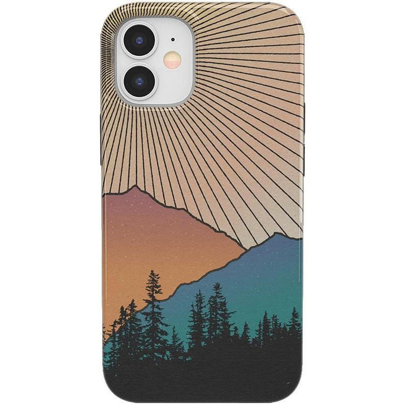 Golden Hour | Mountain Sunset Case iPhone Case get.casely Classic iPhone 12