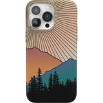 Golden Hour | Mountain Sunset Case iPhone Case get.casely Classic + MagSafe® iPhone 14 Pro