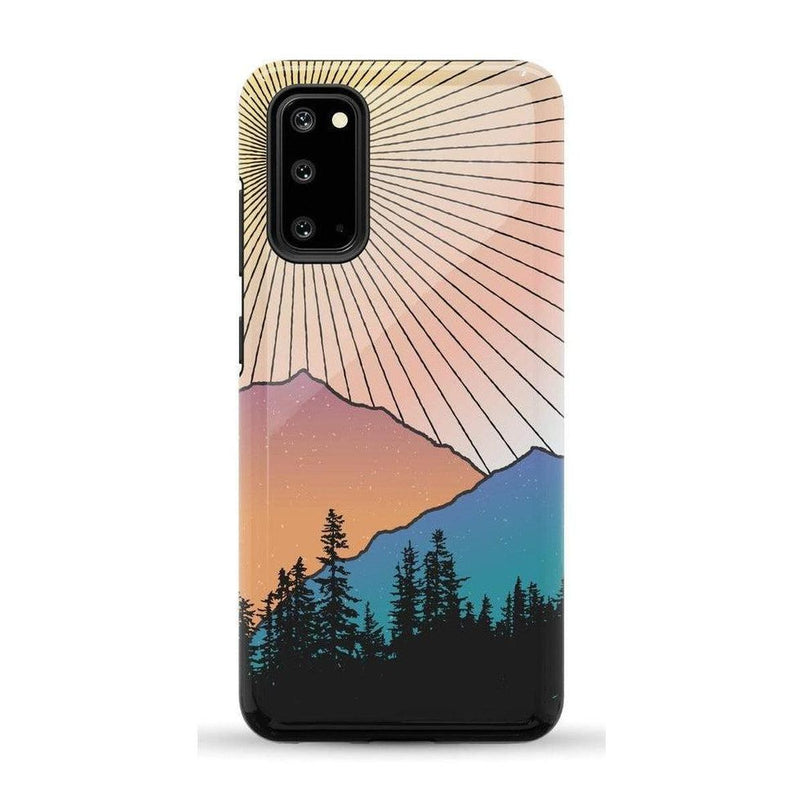 Golden Hour | Mountain Sunset Samsung Case Samsung Case Casetry Galaxy S20