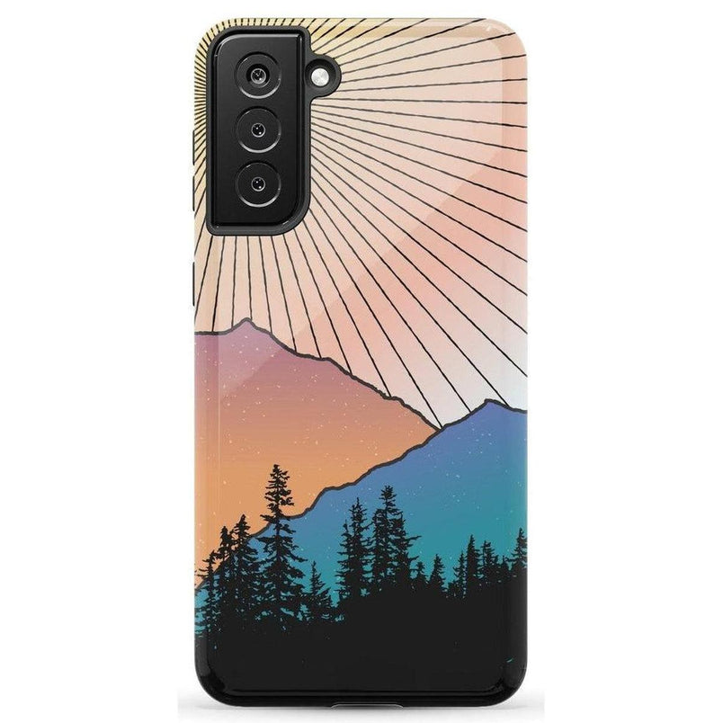 Golden Hour | Mountain Sunset Samsung Case
