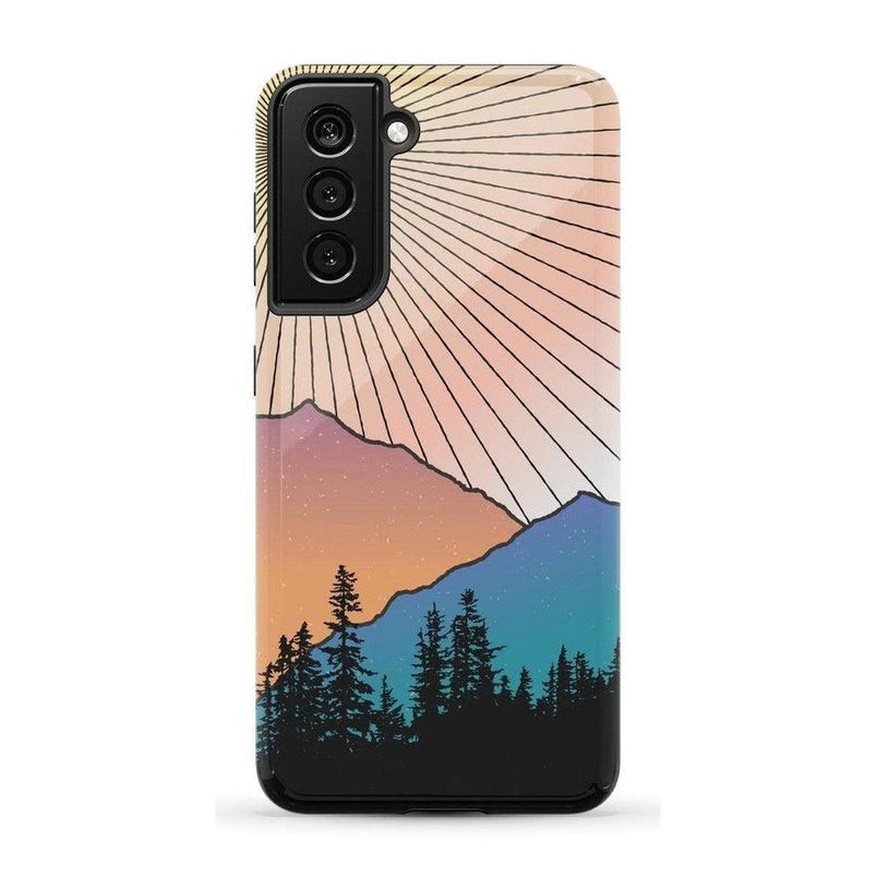 Golden Hour | Mountain Sunset Samsung Case Samsung Case Casetry Galaxy S21