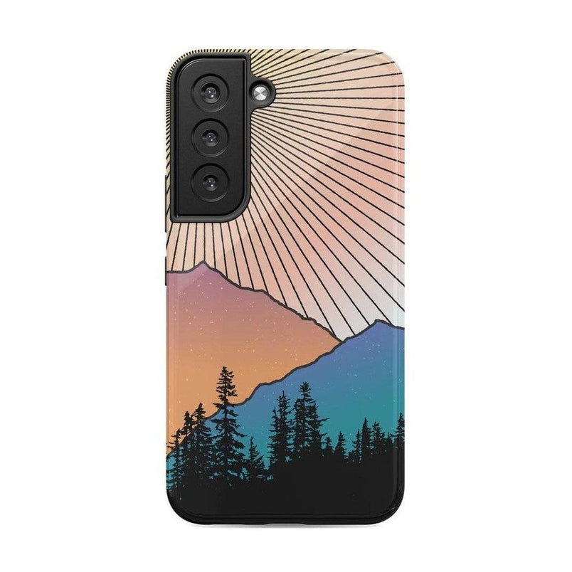 Golden Hour | Mountain Sunset Samsung Case Samsung Case Casetry Galaxy S22