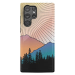 Golden Hour | Mountain Sunset Samsung Case Samsung Case Casetry Galaxy S22 Ultra