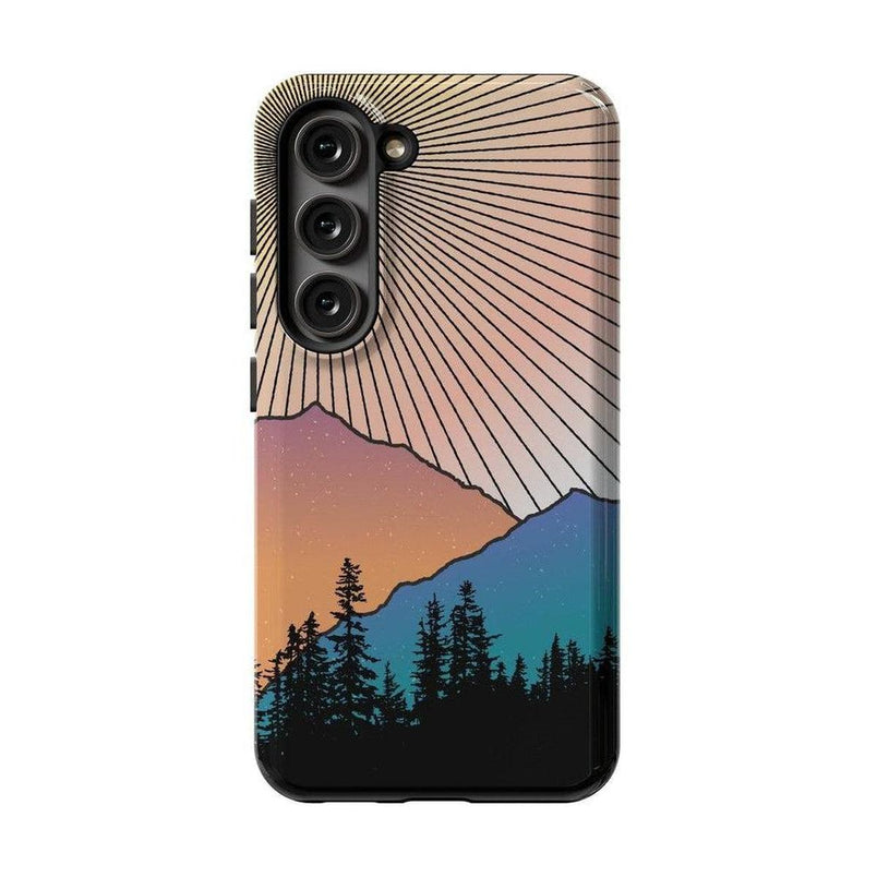 Golden Hour | Mountain Sunset Samsung Case Samsung Case Casetry Galaxy S23