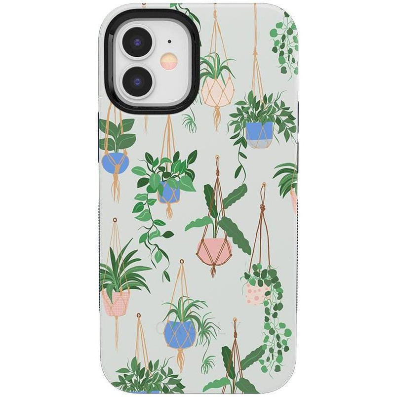 Hanging Around | Potted Plants Floral Case iPhone Case get.casely Bold iPhone 12