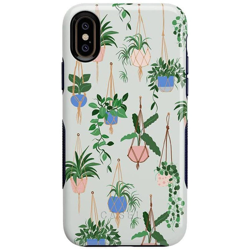 Hanging Around | Potted Plants Floral Case iPhone Case get.casely Bold iPhone XS Max