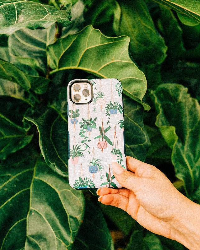 Hanging Around | Potted Plants Floral Case iPhone Case get.casely