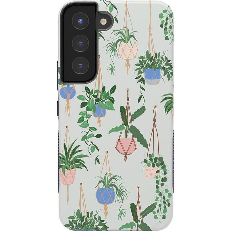 Hanging Around | Potted Plants Floral Samsung Case Samsung Case get.casely Bold Galaxy S22 