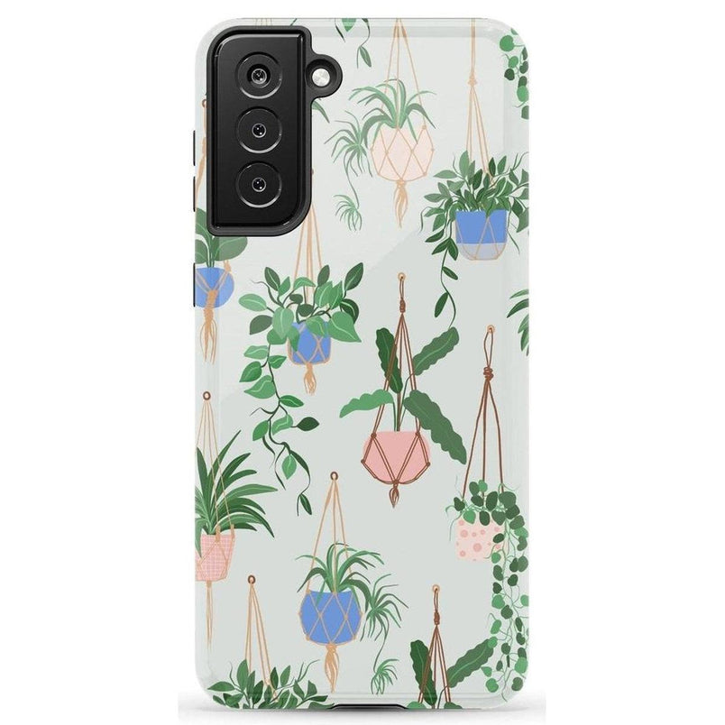 Hanging Around | Potted Plants Floral Samsung Case