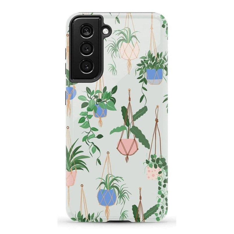 Hanging Around | Potted Plants Floral Samsung Case