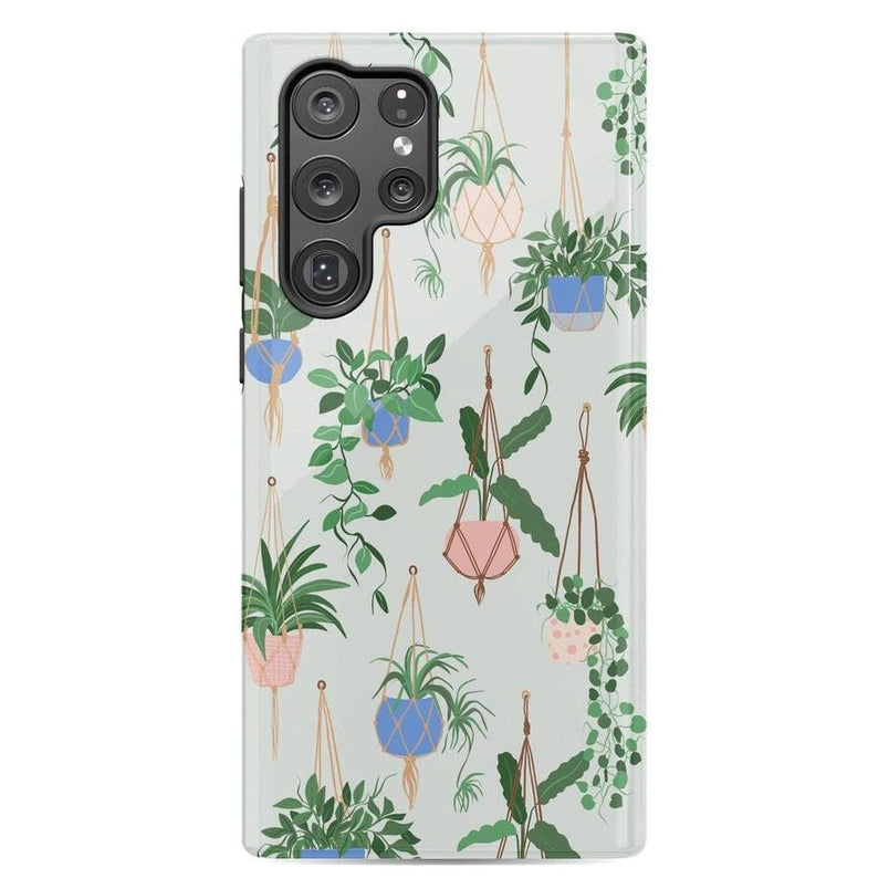 Hanging Around | Potted Plants Floral Samsung Case Samsung Case Casetry Galaxy S22 Ultra