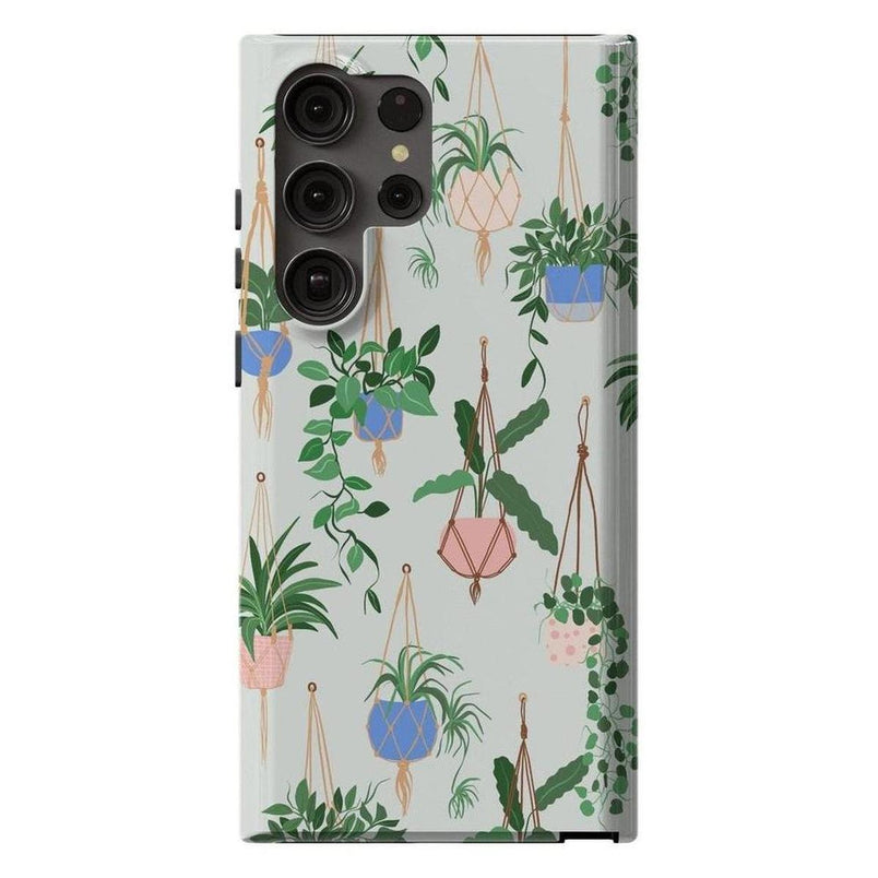 Hanging Around | Potted Plants Floral Samsung Case Samsung Case Casetry