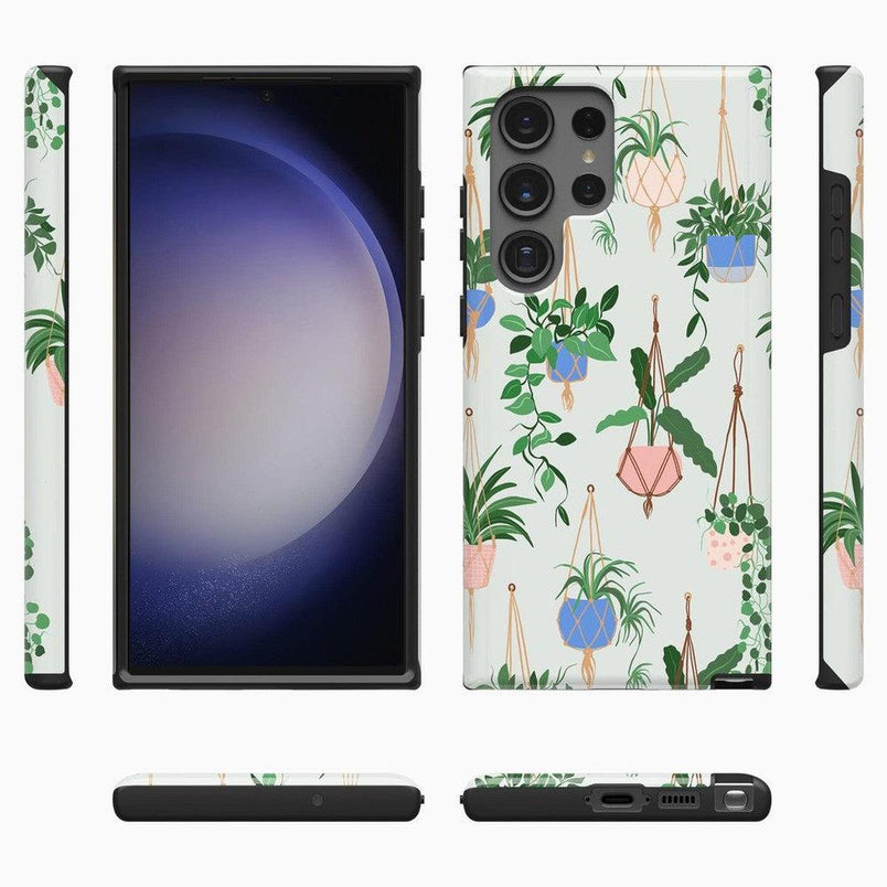 Hanging Around | Potted Plants Floral Samsung Case Samsung Case Casetry