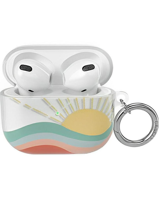 Here Comes the Sun | Colorblock Sunset AirPods Case AirPods Case get.casely AirPods 3 Case 