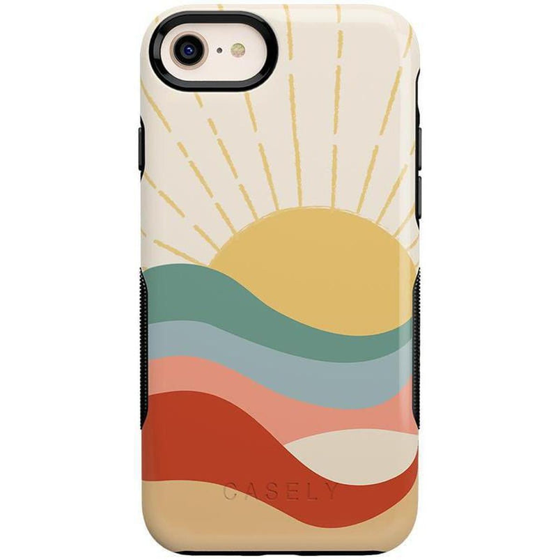 Here Comes the Sun | Colorblock Sunset Case iPhone Case get.casely Bold iPhone 6/7/8