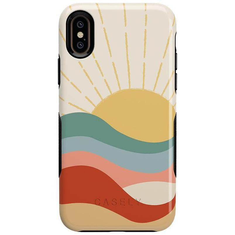 Here Comes the Sun | Colorblock Sunset Case iPhone Case get.casely Bold iPhone XS Max