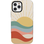 Here Comes the Sun | Colorblock Sunset Case iPhone Case get.casely Bold iPhone 12 Pro