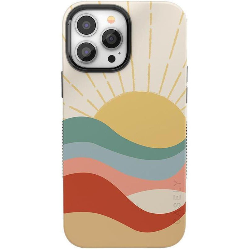 Here Comes the Sun | Colorblock Sunset Case iPhone Case get.casely Bold + MagSafe® iPhone 13 Pro