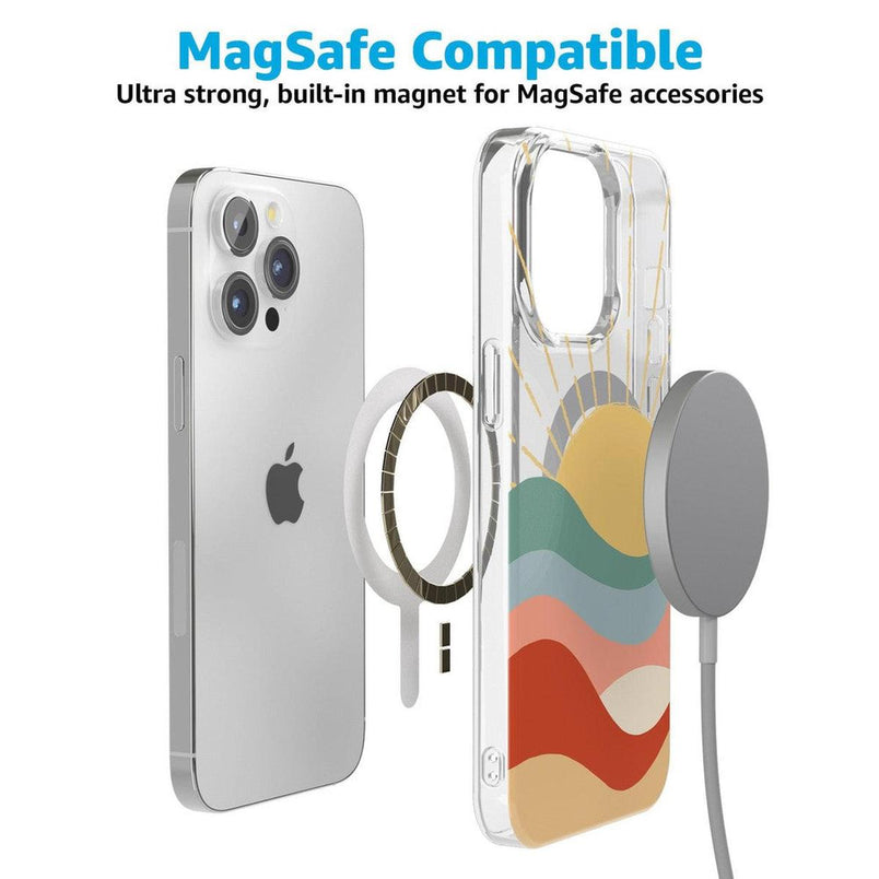 Here Comes the Sun | Colorblock Sunset Case iPhone Case get.casely 