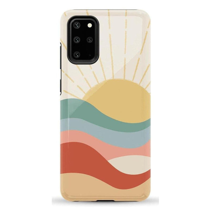 Here Comes the Sun | Colorblock Sunset Samsung Case Samsung Case Casetry Galaxy S20 Plus