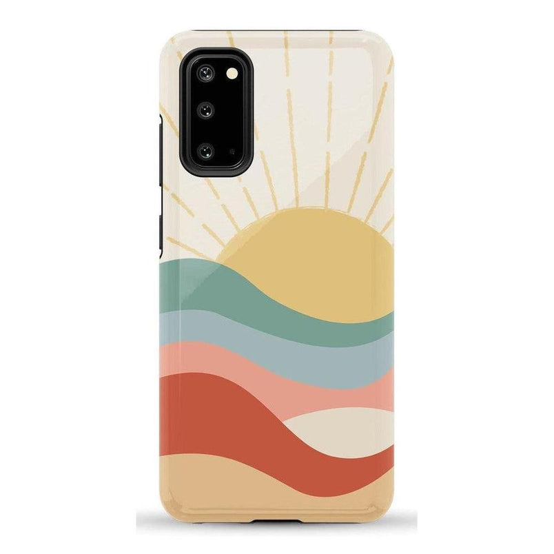 Here Comes the Sun | Colorblock Sunset Samsung Case