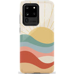 Here Comes the Sun | Colorblock Sunset Samsung Case