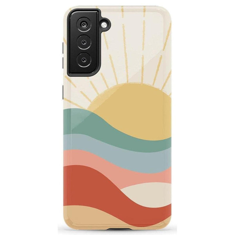 Here Comes the Sun | Colorblock Sunset Samsung Case