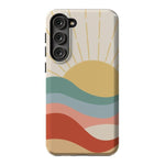 Here Comes the Sun | Colorblock Sunset Samsung Case Samsung Case Casetry Galaxy S23 Plus