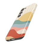 Here Comes the Sun | Colorblock Sunset Samsung Case Samsung Case Casetry