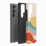 Here Comes the Sun | Colorblock Sunset Samsung Case Samsung Case Casetry