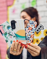 Here Comes the Sun | Colorblock Sunset Samsung Case Samsung Case get.casely 