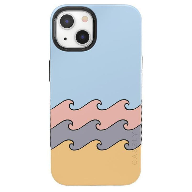 High Tide | Layered Ocean Waves Case iPhone Case get.casely Bold + MagSafe® iPhone 13 