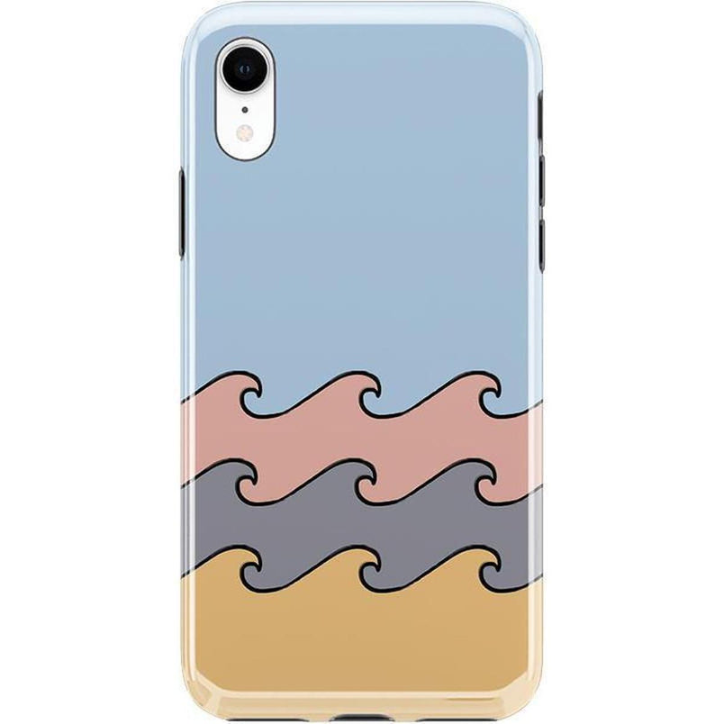High Tide | Layered Ocean Waves Case iPhone Case get.casely Classic iPhone XR 
