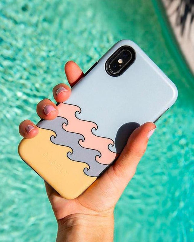 High Tide Layered Ocean Waves iPhone Case & Cover High Tide Layered Ocean Waves iPhone Case & Cover
