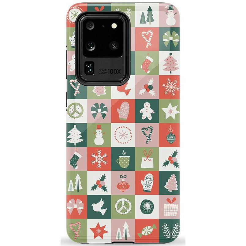 Holiday Square | Advent Calendar Case Phone Case Casetry Essential Galaxy S20 Ultra