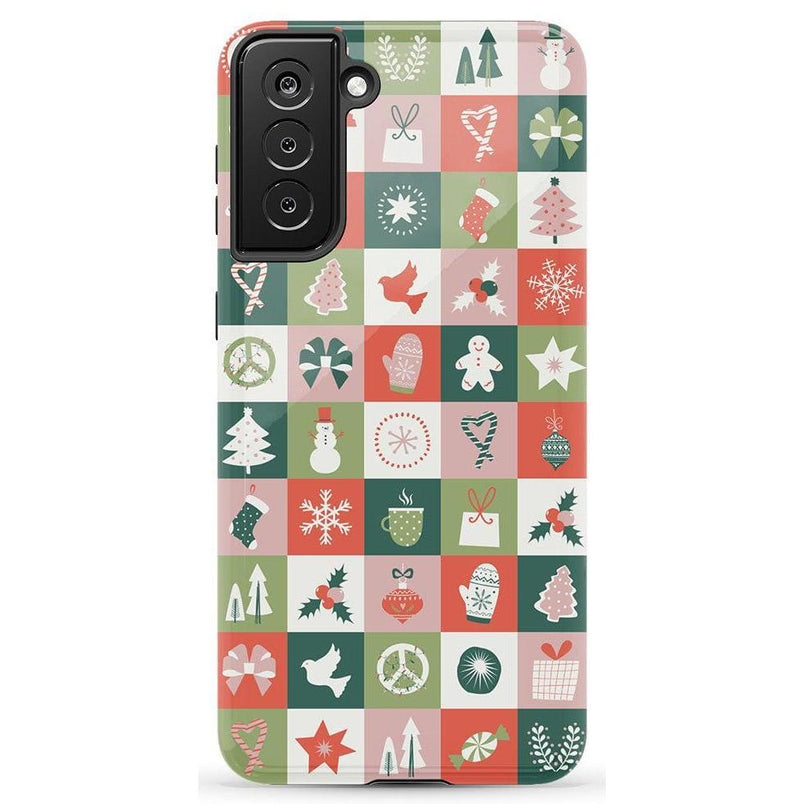 Holiday Square | Advent Calendar Case Phone Case Casetry Essential Galaxy S21 Plus