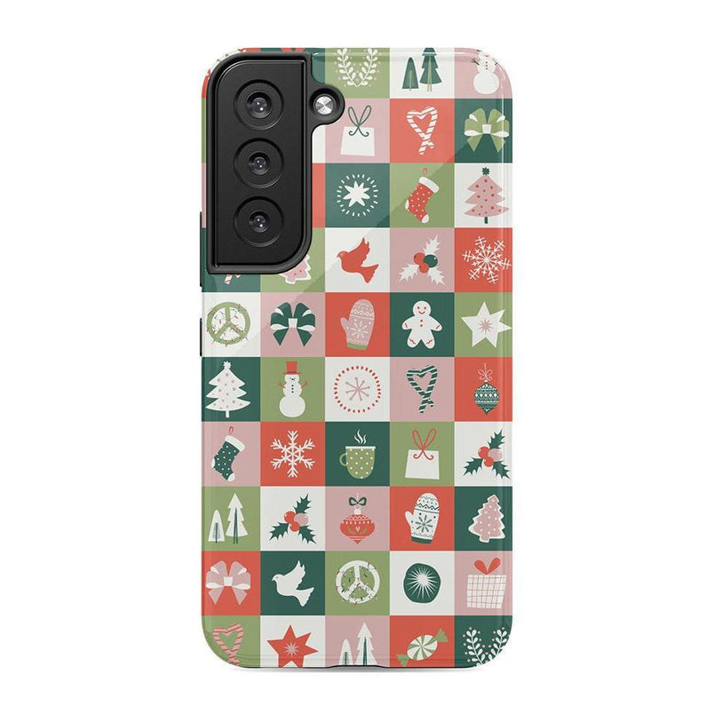 Holiday Square | Advent Calendar Case Phone Case Casetry Essential Galaxy S22 Ultra