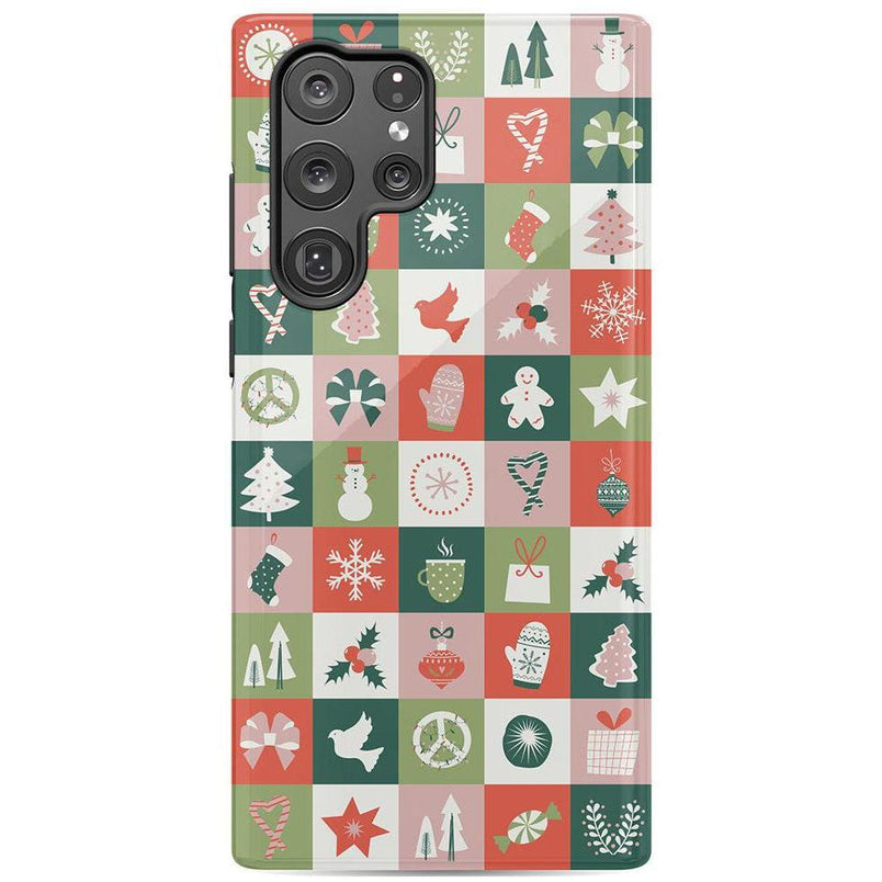 Holiday Square | Advent Calendar Case Phone Case Casetry Essential Galaxy S21 Ultra
