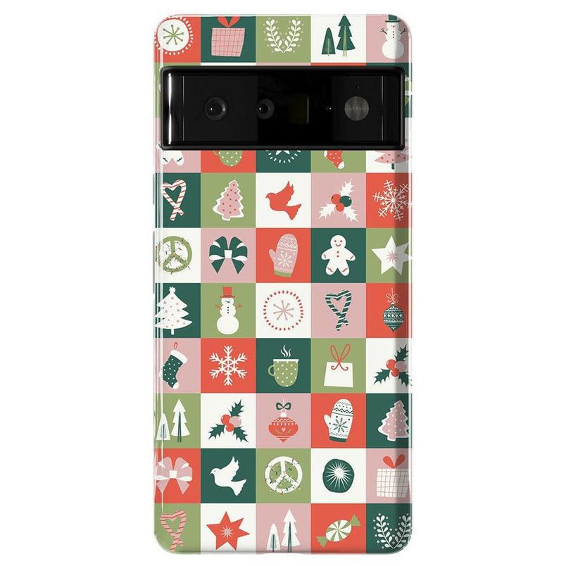 Holiday Square | Advent Calendar Case Phone Case Casetry Essential Google Pixel 6 Pro