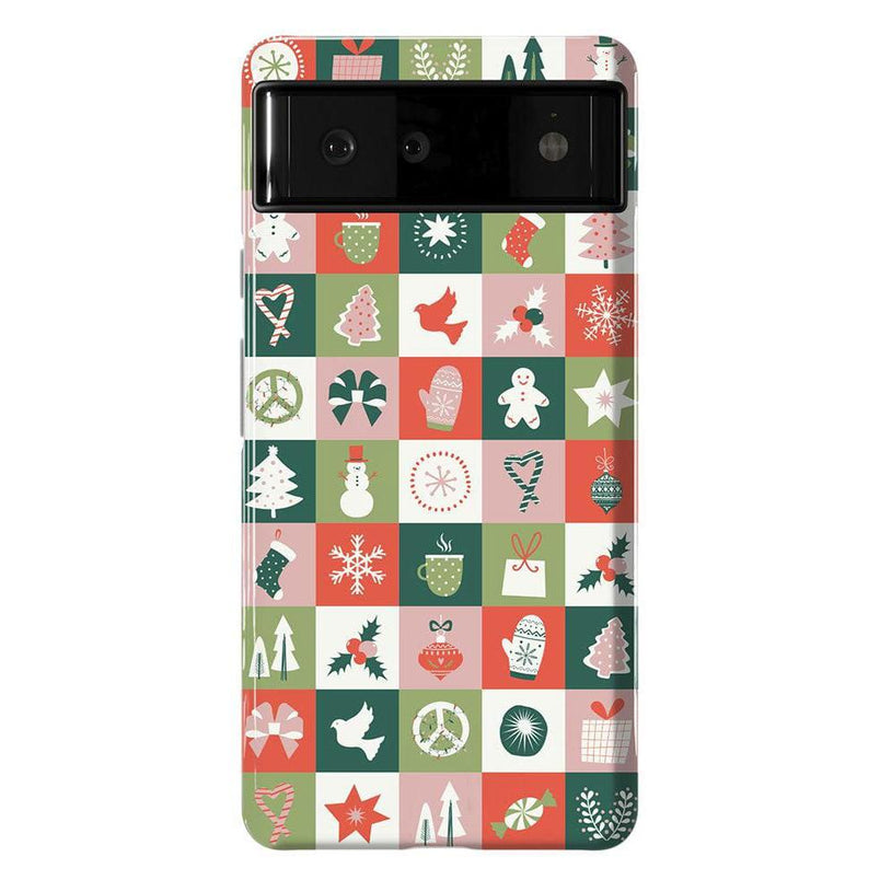 Holiday Square | Advent Calendar Case Phone Case Casetry Essential Google Pixel 6