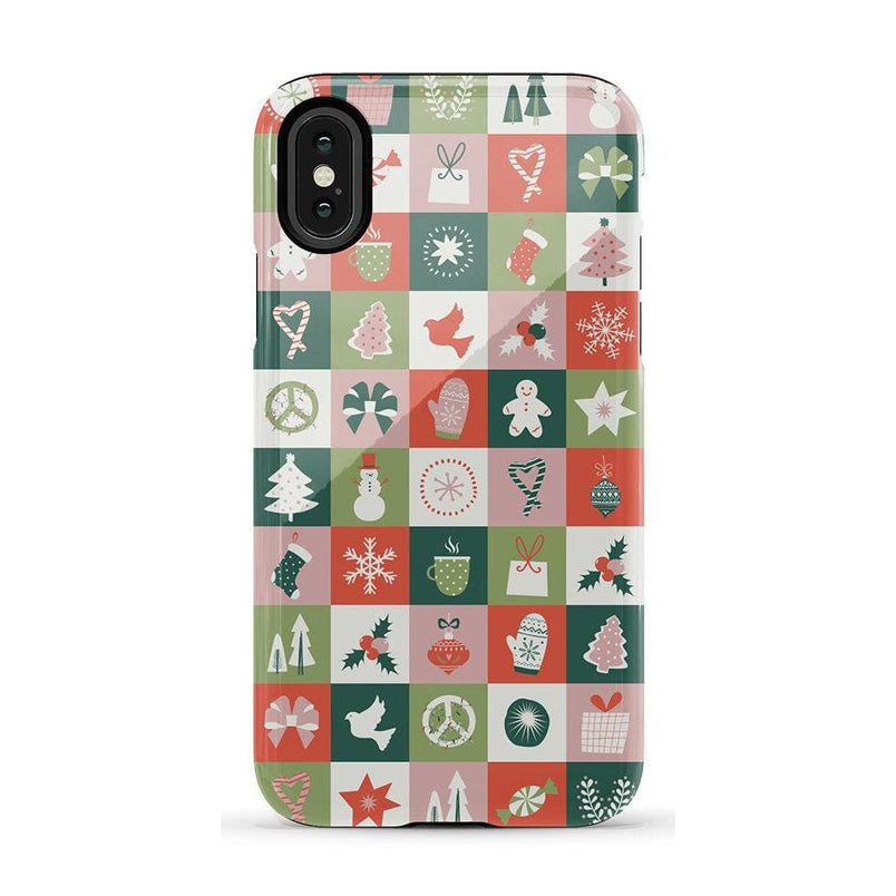 Holiday Square | Advent Calendar Case Phone Case Casetry Essential iPhone X / XS 
