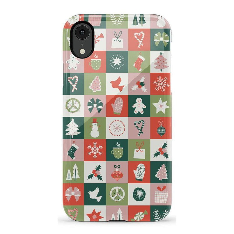 Holiday Square | Advent Calendar Case Phone Case Casetry Essential iPhone XR 
